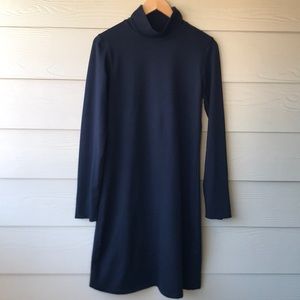 Title Nine Mock Neck Black  Long Sleeve Dress Sz M